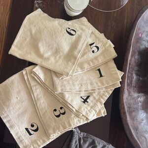 Pottery barn dinner napkins